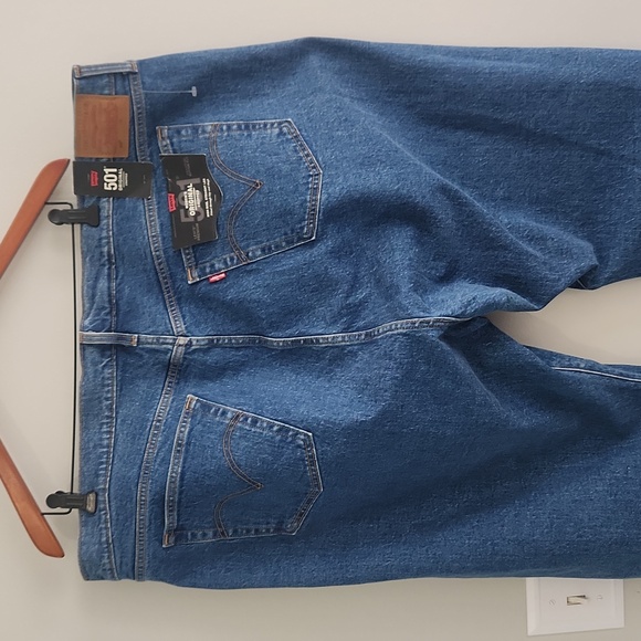 New Women's Levi's 501 Original Cropped Jeans sz 26W high rise straight leg NWT - Picture 1 of 5